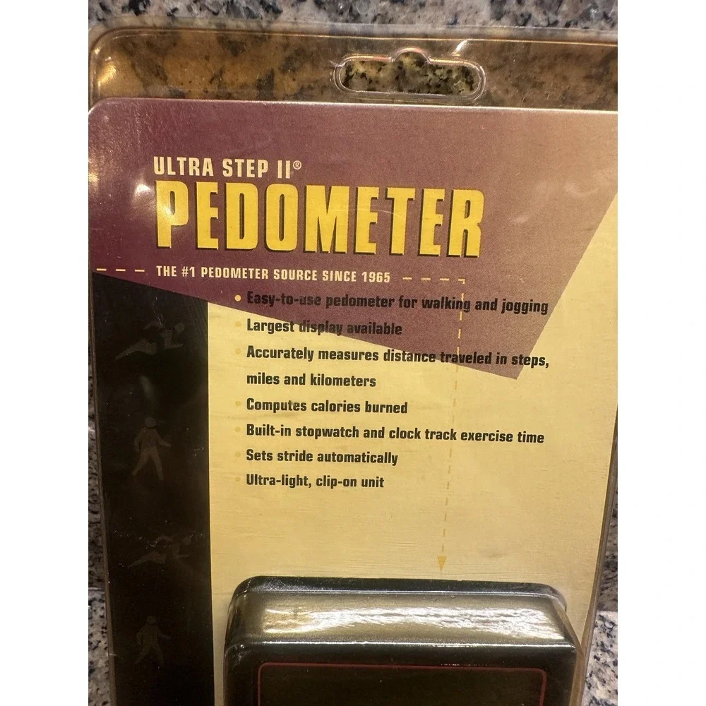 VTG Precise Ultra Step II‎ Electronic Pedometer Clip-On Calorie Counter Walking